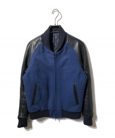 アタッチメント　スタジャン　サイズ3 中古・古着通販】ATTACHMENT (アタッチメント) レザー切替カシミヤ混