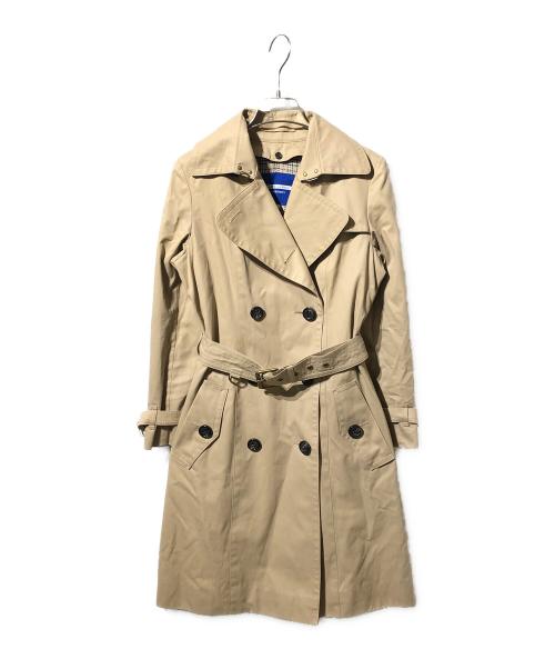 BURBERRY BLUE LABEL（バーバリー ブルー レーベル）BURBERRY BLUE LABEL (バーバリーロンドンブルーレーベル) ノヴァチェックライナー付トレンチコート ベージュ サイズ:SIZE 36の古着・服飾アイテム