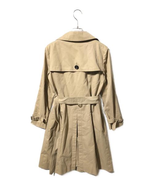 BURBERRY BLUE LABEL（バーバリー ブルー レーベル）BURBERRY BLUE LABEL (バーバリーロンドンブルーレーベル) ノヴァチェックライナー付トレンチコート ベージュ サイズ:SIZE 36の古着・服飾アイテム