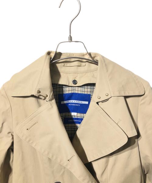 BURBERRY BLUE LABEL（バーバリー ブルー レーベル）BURBERRY BLUE LABEL (バーバリーロンドンブルーレーベル) ノヴァチェックライナー付トレンチコート ベージュ サイズ:SIZE 36の古着・服飾アイテム