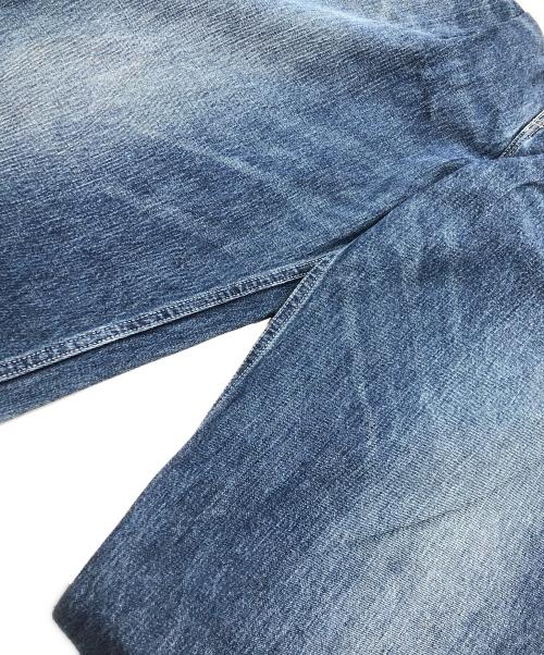 Graphpaper（グラフペーパー）Graphpaper (グラフペーパー) Selvage Denim TwoTuck Pants（セルヴィッジ　デニム　ツータック　パンツ） インディゴ サイズ:2の古着・服飾アイテム