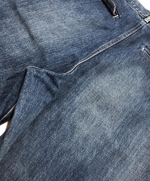 Graphpaper（グラフペーパー）Graphpaper (グラフペーパー) Selvage Denim TwoTuck Pants（セルヴィッジ　デニム　ツータック　パンツ） インディゴ サイズ:2の古着・服飾アイテム