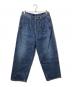 Graphpaper（グラフペーパー）の古着「Selvage Denim TwoTuck Pants（セルヴィッジ　デニム　ツータック　パンツ）」｜インディゴ