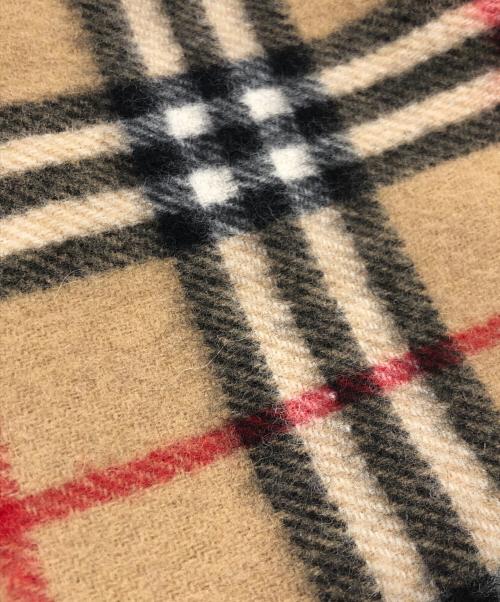 Burberry's（バーバリーズ）Burberry's (バーバリーズ) ノヴァチェックウールマフラー ブラウンの古着・服飾アイテム