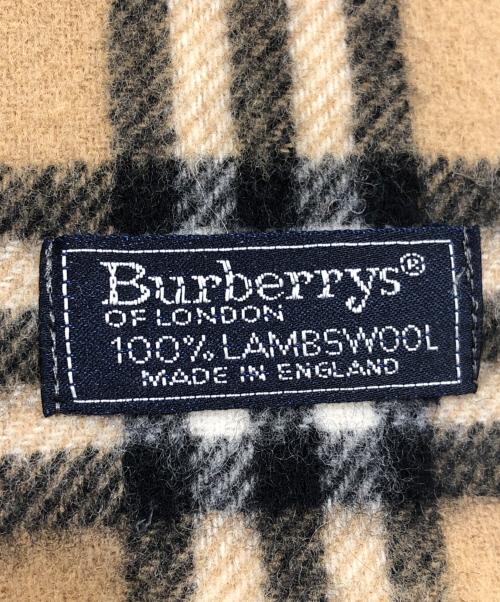 Burberry's（バーバリーズ）Burberry's (バーバリーズ) ノヴァチェックウールマフラー ブラウンの古着・服飾アイテム