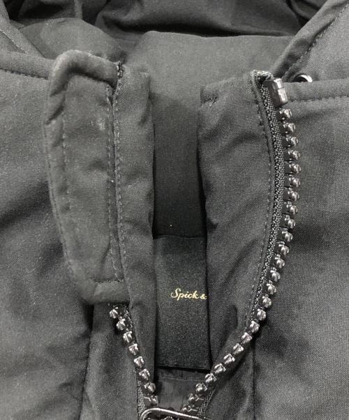 Spick and Span（スピックアンドスパン）Spick and Span (スピックアンドスパン) 撥水フーデッドダウンコート ブラック サイズ:36の古着・服飾アイテム