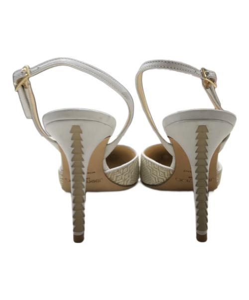 JIMMY CHOO（ジミーチュウ）JIMMY CHOO (ジミーチュウ) ストラップサンダル/ハイヒール アイボリー サイズ:36 1/2の古着・服飾アイテム