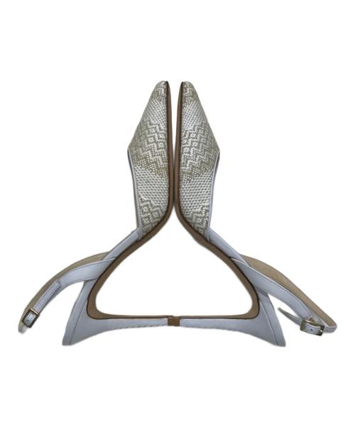 JIMMY CHOO（ジミーチュウ）JIMMY CHOO (ジミーチュウ) ストラップサンダル/ハイヒール アイボリー サイズ:36 1/2の古着・服飾アイテム