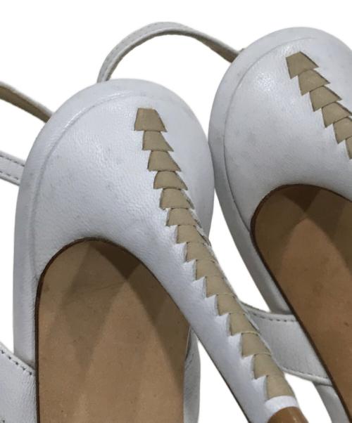 JIMMY CHOO（ジミーチュウ）JIMMY CHOO (ジミーチュウ) ストラップサンダル/ハイヒール アイボリー サイズ:36 1/2の古着・服飾アイテム