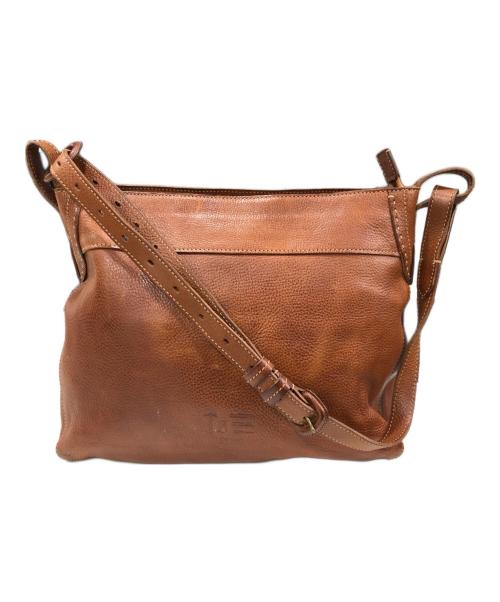 genten（ゲンテン）genten (ゲンテン) レザーショルダーバッグ ブラウンの古着・服飾アイテム
