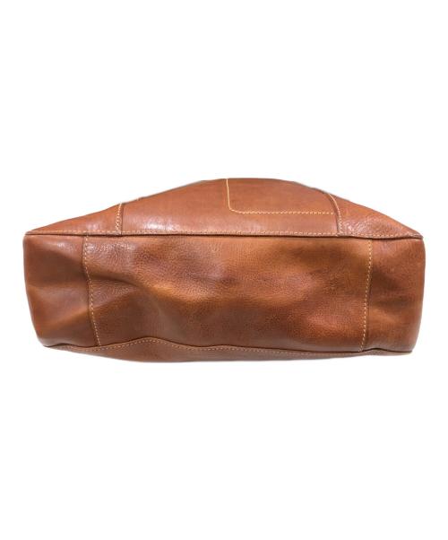 genten（ゲンテン）genten (ゲンテン) レザーショルダーバッグ ブラウンの古着・服飾アイテム