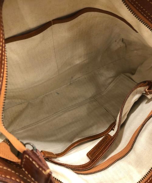 genten（ゲンテン）genten (ゲンテン) レザーショルダーバッグ ブラウンの古着・服飾アイテム