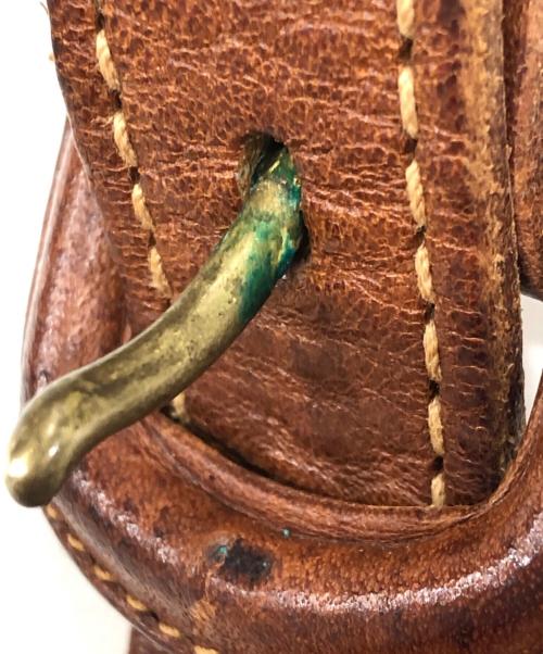 genten（ゲンテン）genten (ゲンテン) レザーショルダーバッグ ブラウンの古着・服飾アイテム