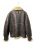 SCHOTT BROS. (ショット) B-3ムートンフライトジャケット ブラウン サイズ:38：18000円