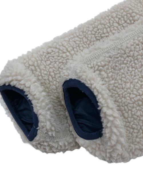 Patagonia（パタゴニア）Patagonia (パタゴニア) リバーシブルフリースジャケット ネイビー×ホワイト サイズ:不明の古着・服飾アイテム