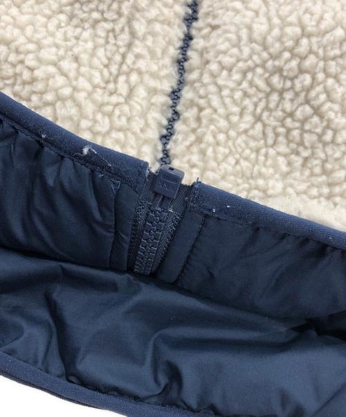 Patagonia（パタゴニア）Patagonia (パタゴニア) リバーシブルフリースジャケット ネイビー×ホワイト サイズ:不明の古着・服飾アイテム