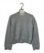 UNITED ARROWSユナイテッドアローズ）の古着「ラメ クルーネック ニット/薄手ニット」｜グレー
