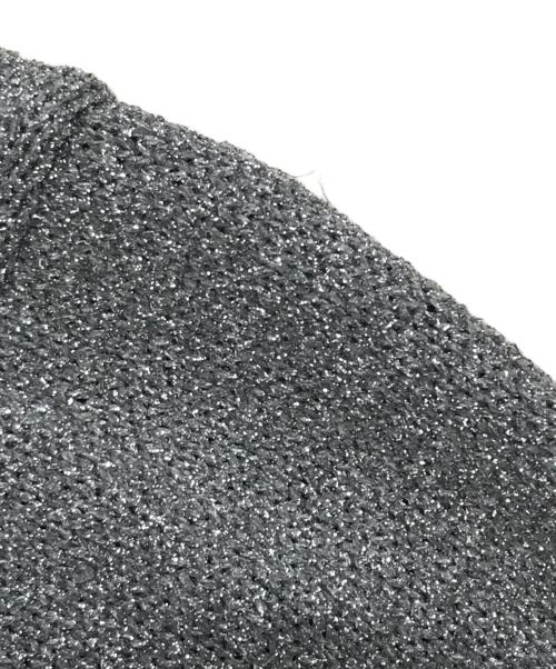 UNITED ARROWS（ユナイテッドアローズ）UNITED ARROWS (ユナイテッドアローズ) ラメ クルーネック ニット/薄手ニット グレー サイズ:表記なしの古着・服飾アイテム