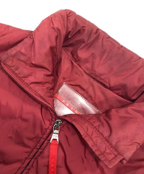 PRADA SPORTS（プラダスポーツ）PRADA SPORTS (プラダスポーツ) ジップアップナイロンジャケットケット レッド サイズ:42の古着・服飾アイテム