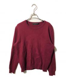 ALEXANDER McQUEEN（アレキサンダーマックイーン）の古着「スカルニット」｜レッド