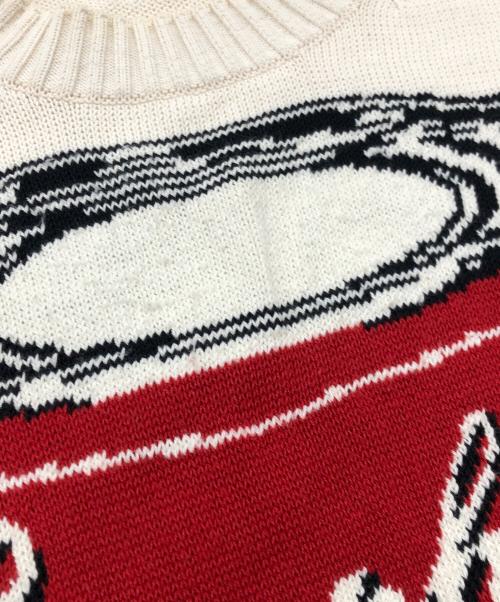 COMME des GARCONS JUNYA WATANABE MAN（コム デ ギャルソン ジュンヤ ワタナベ マン）COMME des GARCONS JUNYA WATANABE MAN (コム デ ギャルソン ジュンヤ ワタナベ マン) ANDY WARHOL KNIT ベージュ サイズ:Sの古着・服飾アイテム