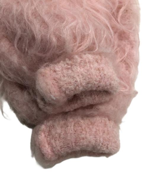 THE TOE（ザ・トゥー）the toe (ザ・トゥー) シャギーニットカーディガン ピンク サイズ:Mの古着・服飾アイテム