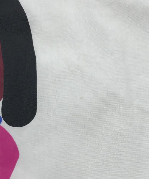maison kitsune（メゾンキツネ）maison kitsune (メゾンキツネ) acide (アシッド) フォックスプリント長袖シャツ ホワイト サイズ:XXSの古着・服飾アイテム