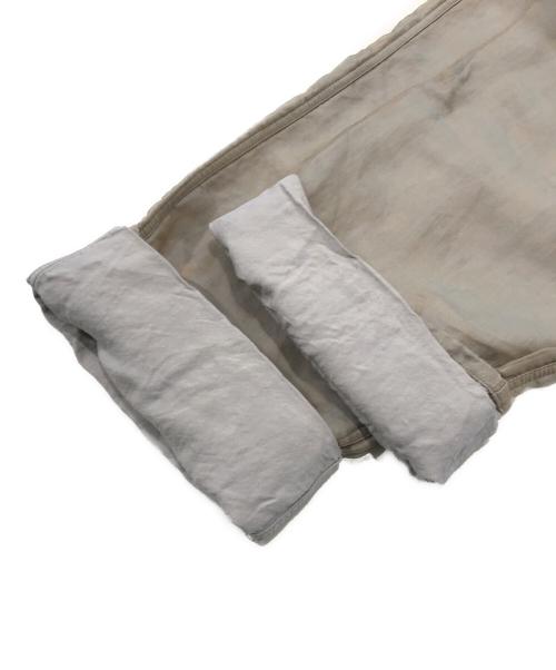 beautiful people（ビューティフルピープル）beautiful people (ビューティフルピープル) ロールアップパンツ/シルクパンツ グレー サイズ:36の古着・服飾アイテム