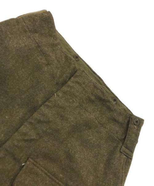 Canadian Army（カナダ軍）Canadian Army (カナダ軍) バトルドレスメルトンウールトラウザーズ/アーミーパンツ オリーブ サイズ:W41の古着・服飾アイテム