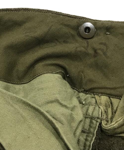 Canadian Army（カナダ軍）Canadian Army (カナダ軍) バトルドレスメルトンウールトラウザーズ/アーミーパンツ オリーブ サイズ:W41の古着・服飾アイテム