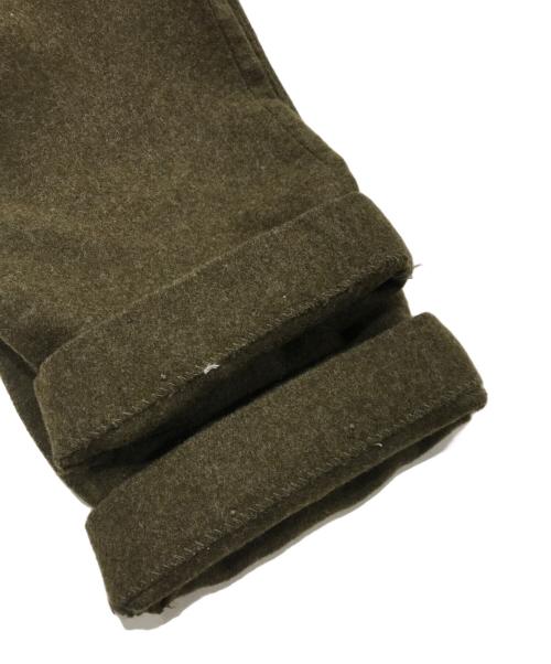 Canadian Army（カナダ軍）Canadian Army (カナダ軍) バトルドレスメルトンウールトラウザーズ/アーミーパンツ オリーブ サイズ:W41の古着・服飾アイテム