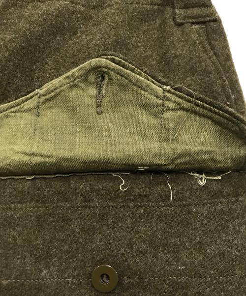 Canadian Army（カナダ軍）Canadian Army (カナダ軍) バトルドレスメルトンウールトラウザーズ/アーミーパンツ オリーブ サイズ:W41の古着・服飾アイテム