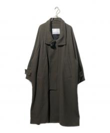 VOAAOV（ヴォアーブ）の古着「WOOL OVERSIZE STANDCOLLAR COAT」｜グレー