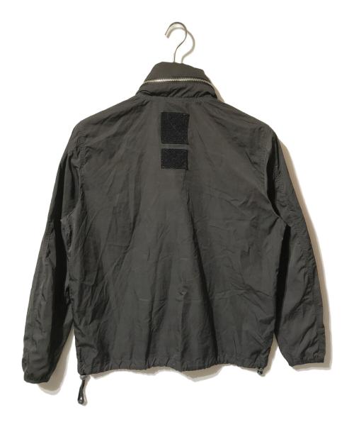 DIESEL（ディーゼル）DIESEL (ディーゼル) ナイロンミックスジップアップジャケット/フーデッドジャケット ブラック サイズ:Ｓの古着・服飾アイテム