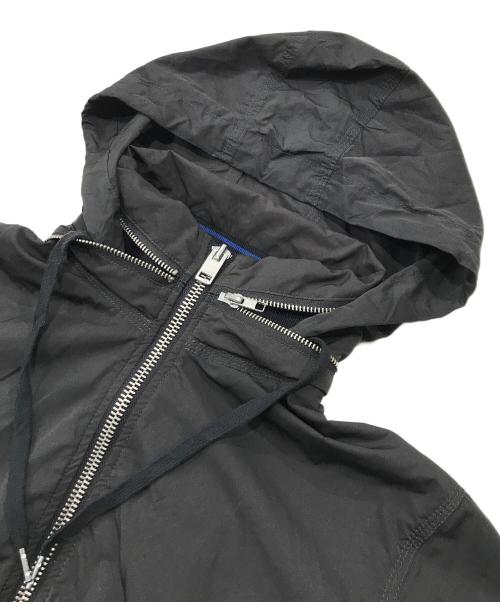 DIESEL（ディーゼル）DIESEL (ディーゼル) ナイロンミックスジップアップジャケット/フーデッドジャケット ブラック サイズ:Ｓの古着・服飾アイテム
