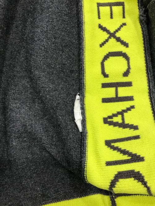 ARMANI EXCHANGE（アルマーニ エクスチェンジ）ARMANI EXCHANGE (アルマーニ エクスチェンジ) ニットジャケット/ジップジャケット グレー サイズ:Ｌの古着・服飾アイテム