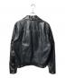 Paul Smith (ポールスミス) 裏地総柄レザージャケット ブラック サイズ:L：18000円