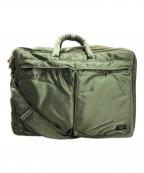 PORTERポーター）の古着「3WAY BRIEFCASE」｜カーキ
