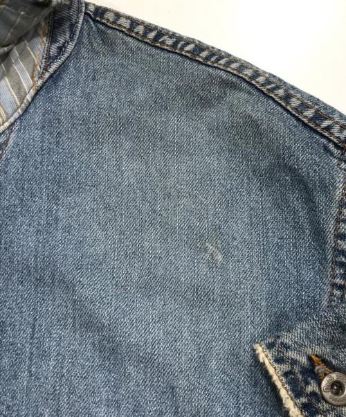 D&G DOLCE & GABBANA（ディーアンドジー ドルチェ＆ガッバーナ）D&G DOLCE & GABBANA (ディーアンドジー ドルチェ＆ガッバーナ) バックワッペンデニムジャケット インディゴ サイズ:XLの古着・服飾アイテム