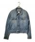 D&G DOLCE & GABBANA（ディーアンドジー ドルチェ＆ガッバーナ）の古着「バックワッペンデニムジャケット」｜インディゴ