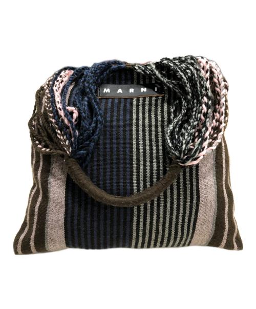 MARNI（マルニ）MARNI (マルニ) ニットトートバッグ マルチカラーの古着・服飾アイテム
