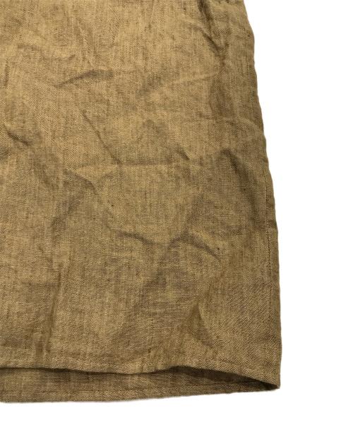 ETRE TOKYO（エトレトウキョウ）ETRE TOKYO (エトレトウキョウ) 2WAYシルエットリネンシャツ/長袖シャツ ブラウン サイズ:5Ｌの古着・服飾アイテム