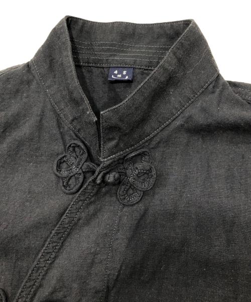 45R（フォーティファイブ・アール）45R (フォーティファイブ・アール) インドカディオックスの908クローバーノットシャツ ブラック サイズ:1の古着・服飾アイテム