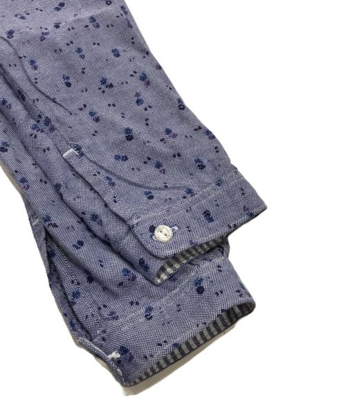 45rpm umii908（フォーティーファイブアールピーエムウミ908）45rpm umii908 (フォーティーファイブアールピーエムウミ908) 小花柄プルオーバーシャツワンピース ブルー サイズ:1の古着・服飾アイテム