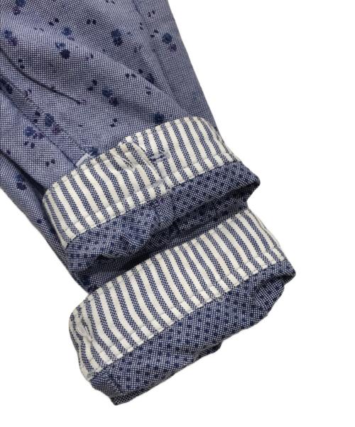 45rpm umii908（フォーティーファイブアールピーエムウミ908）45rpm umii908 (フォーティーファイブアールピーエムウミ908) 小花柄プルオーバーシャツワンピース ブルー サイズ:1の古着・服飾アイテム