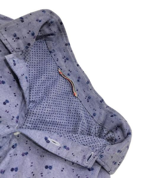 45rpm umii908（フォーティーファイブアールピーエムウミ908）45rpm umii908 (フォーティーファイブアールピーエムウミ908) 小花柄プルオーバーシャツワンピース ブルー サイズ:1の古着・服飾アイテム