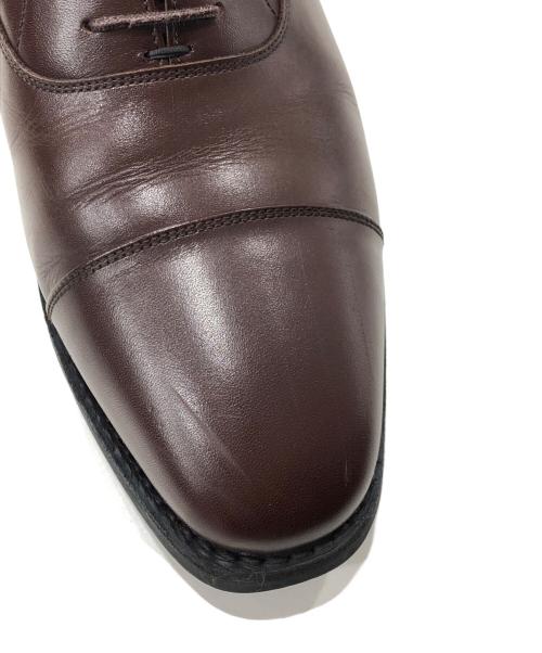 SCOTCH GRAIN（スコッチグレイン）SCOTCH GRAIN (スコッチグレイン) ストレートチップシューズ ブラウン サイズ:25cmの古着・服飾アイテム