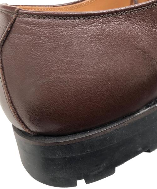 SCOTCH GRAIN（スコッチグレイン）SCOTCH GRAIN (スコッチグレイン) ストレートチップシューズ ブラウン サイズ:25cmの古着・服飾アイテム