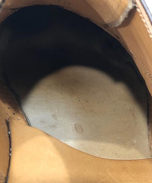 SCOTCH GRAIN（スコッチグレイン）SCOTCH GRAIN (スコッチグレイン) ストレートチップシューズ ブラウン サイズ:25cmの古着・服飾アイテム