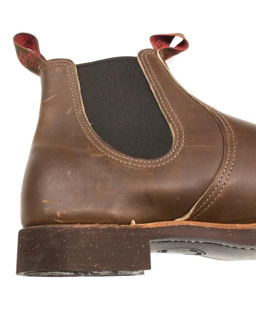 RED WING（レッドウィング）RED WING (レッドウィング) 90sサイドゴアブーツ ブラウン サイズ:9 1/2の古着・服飾アイテム